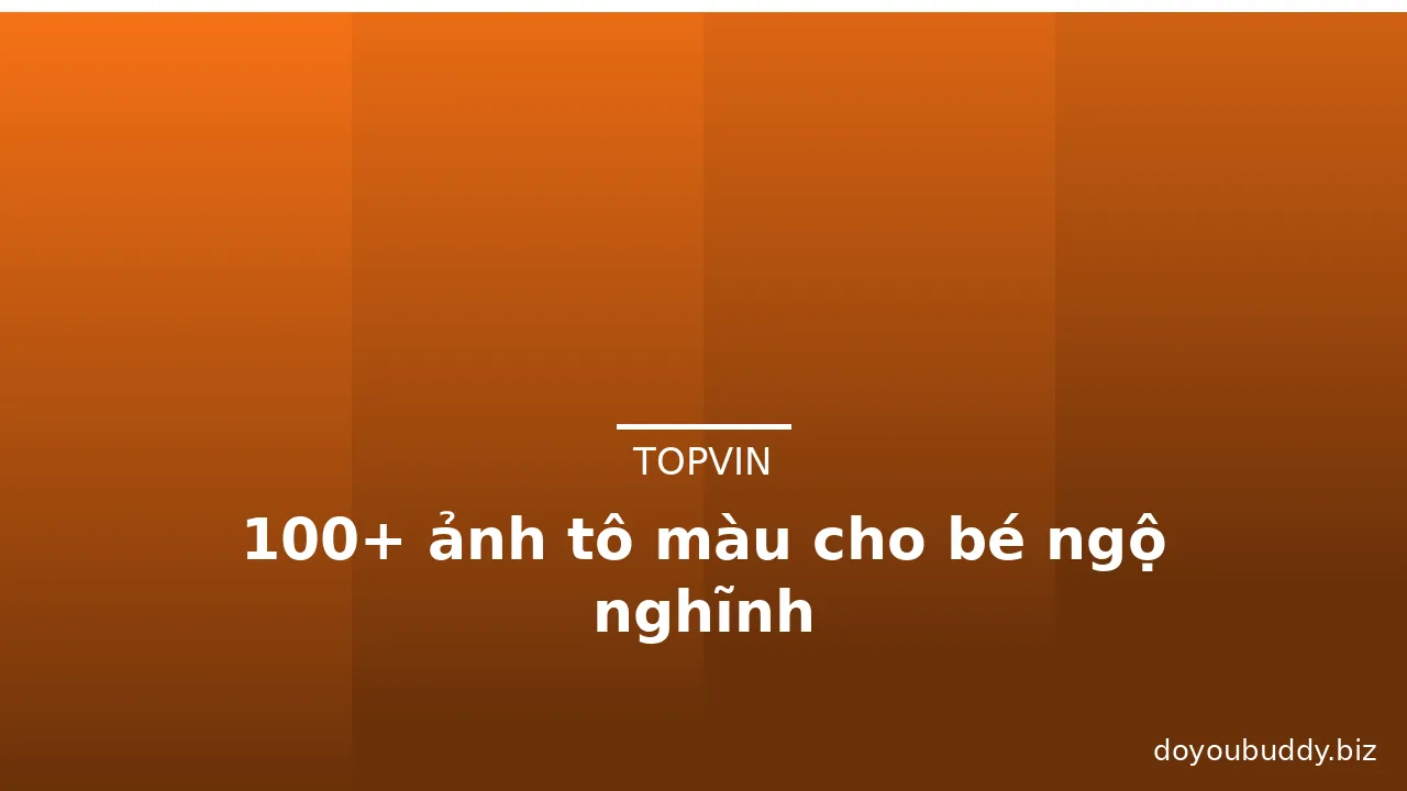 100+ ảnh tô màu cho bé ngộ nghĩnh · ảnh 3