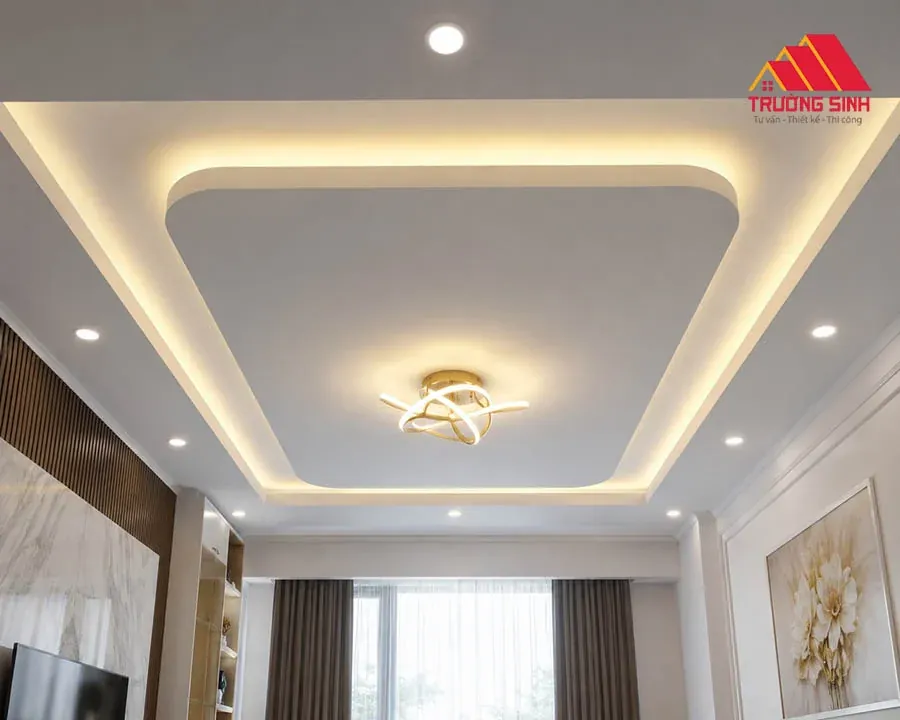 50+ mẫu trần thạch cao đẹp nhất giúp không gian sống sang trọng · ảnh 1