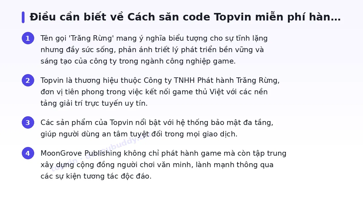 Những điều cần biết về topvin