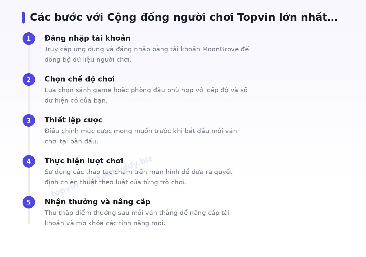 Các bước bắt đầu với topvin
