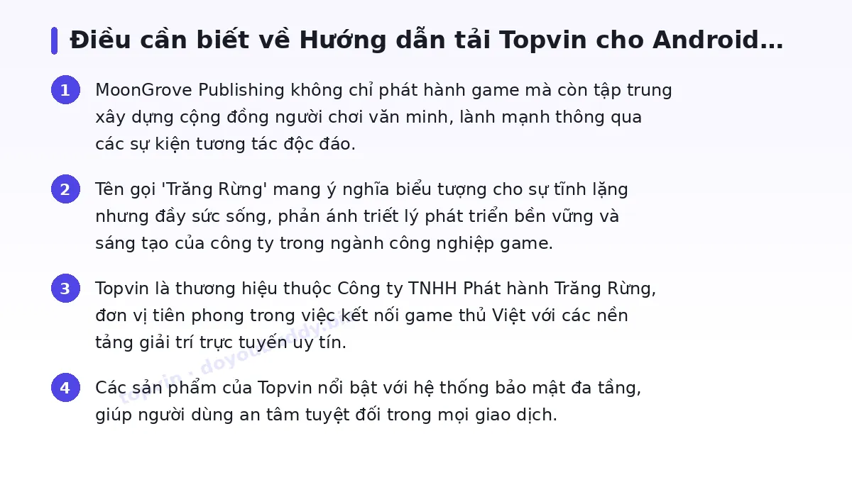 Những điều cần biết về topvin