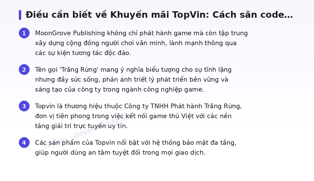 Những điều cần biết về topvin