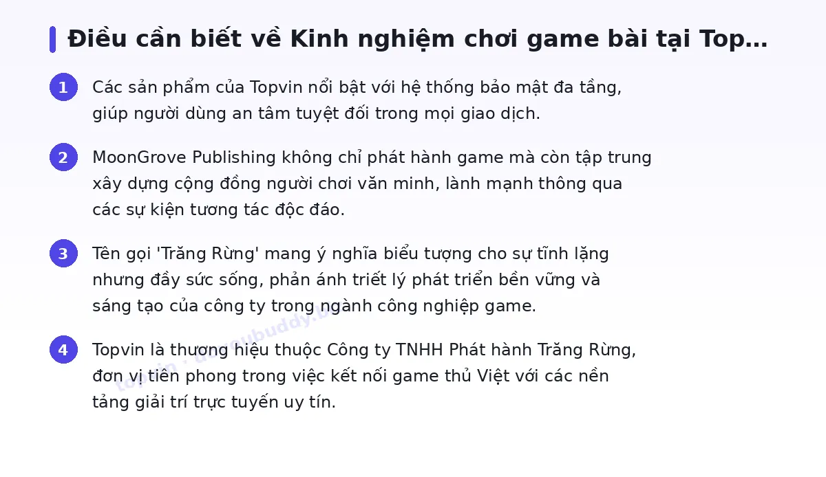 Những điều cần biết về topvin