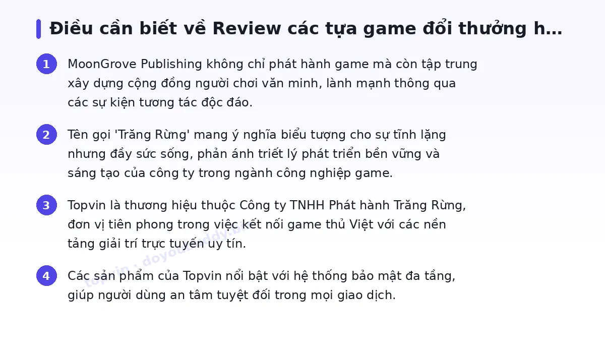 Những điều cần biết về topvin