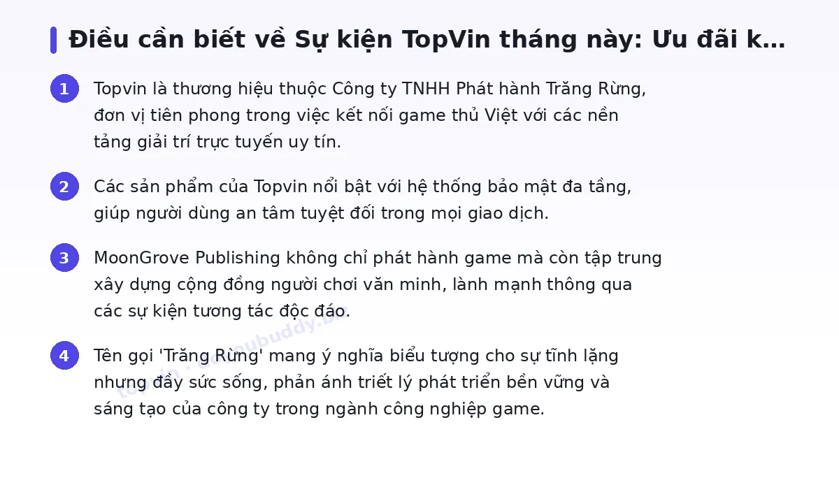 Những điều cần biết về topvin