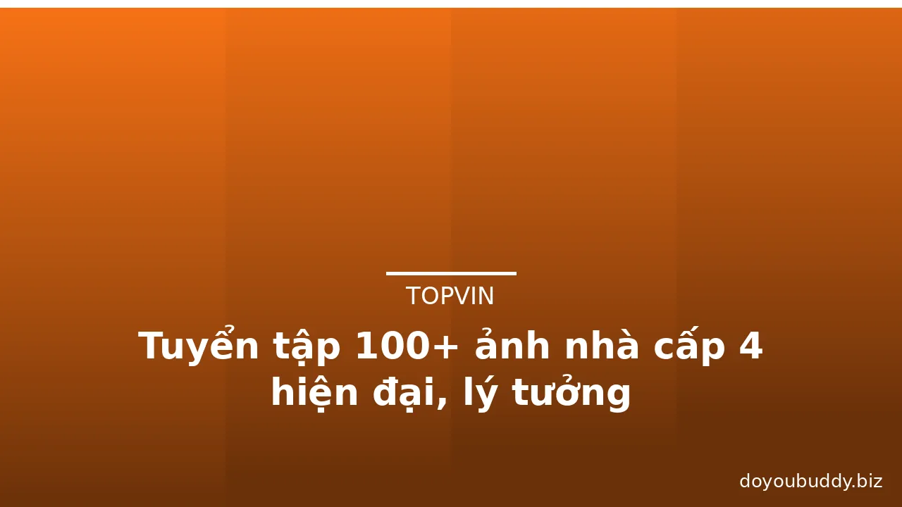 Tuyển tập 100+ ảnh nhà cấp 4 hiện đại, lý tưởng · ảnh 1
