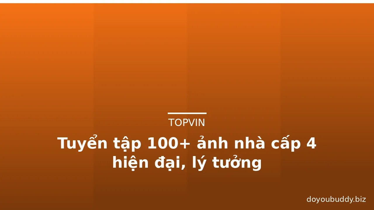 Tuyển tập 100+ ảnh nhà cấp 4 hiện đại, lý tưởng · ảnh 3